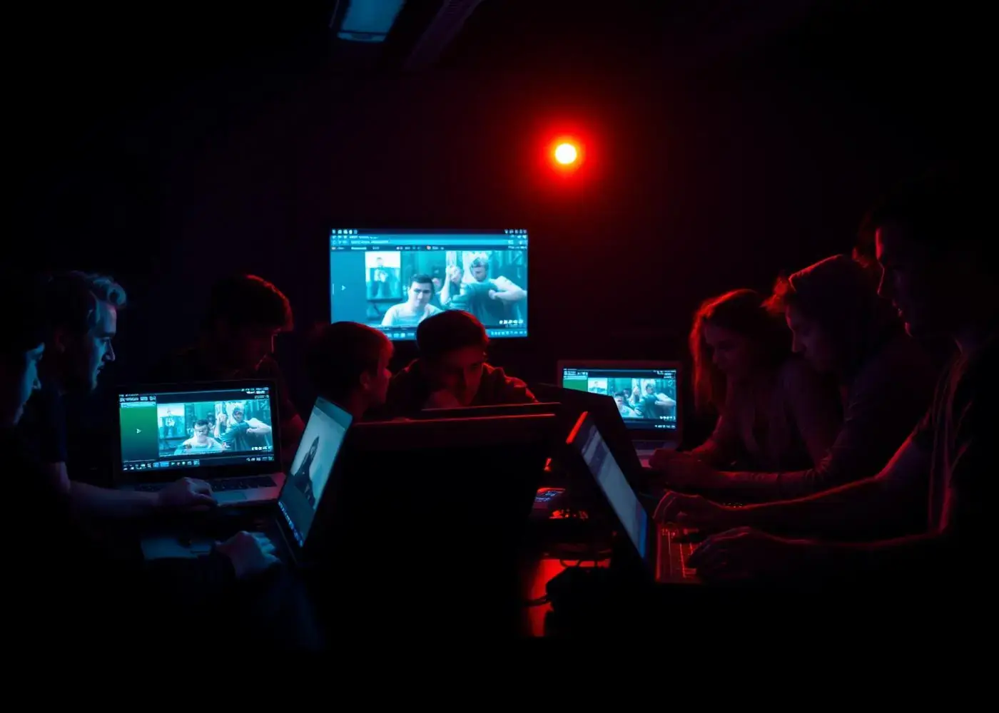 Builders working on laptops during a live AI pipeline workshop
